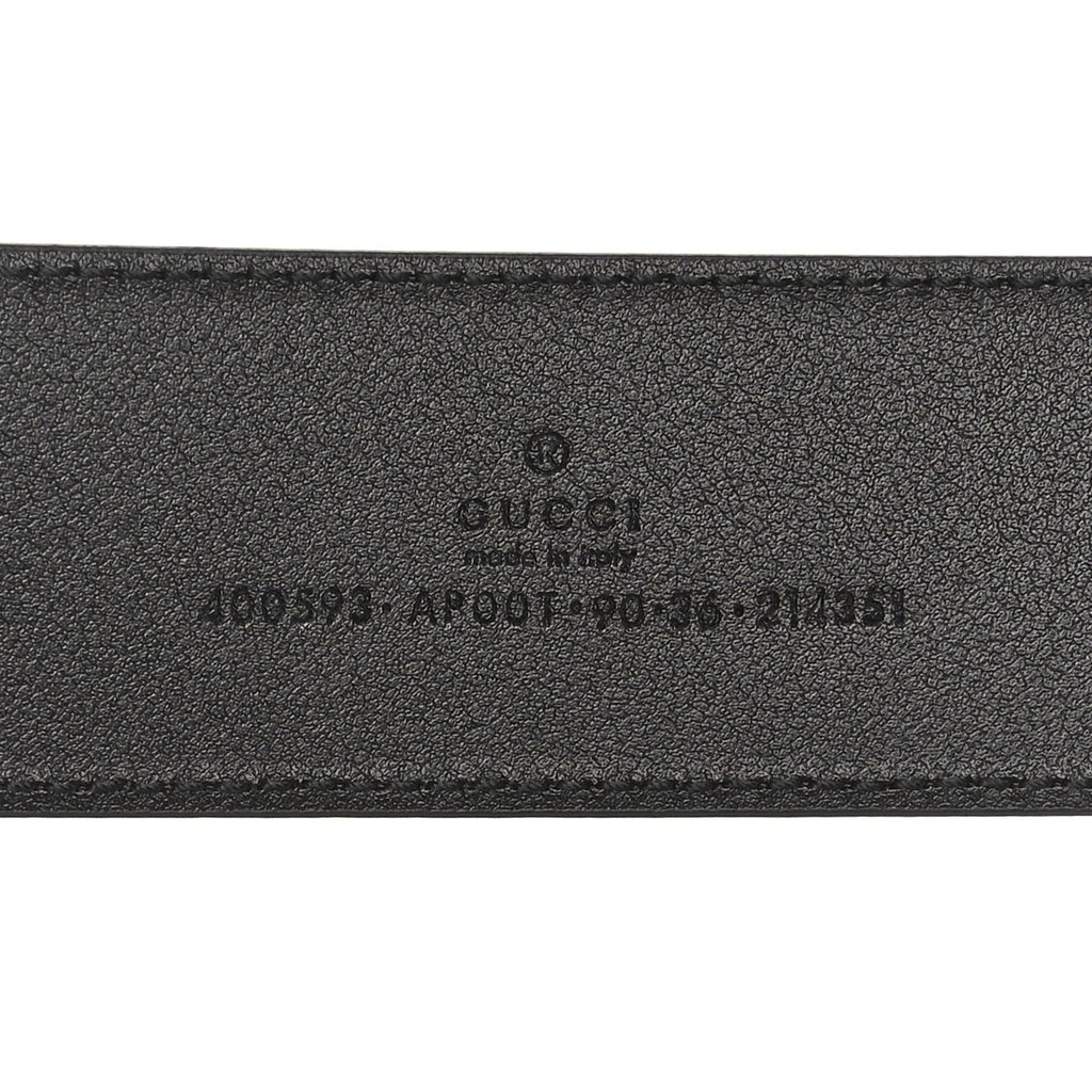 Calfskin Double G 40mm Belt 90 36 Black