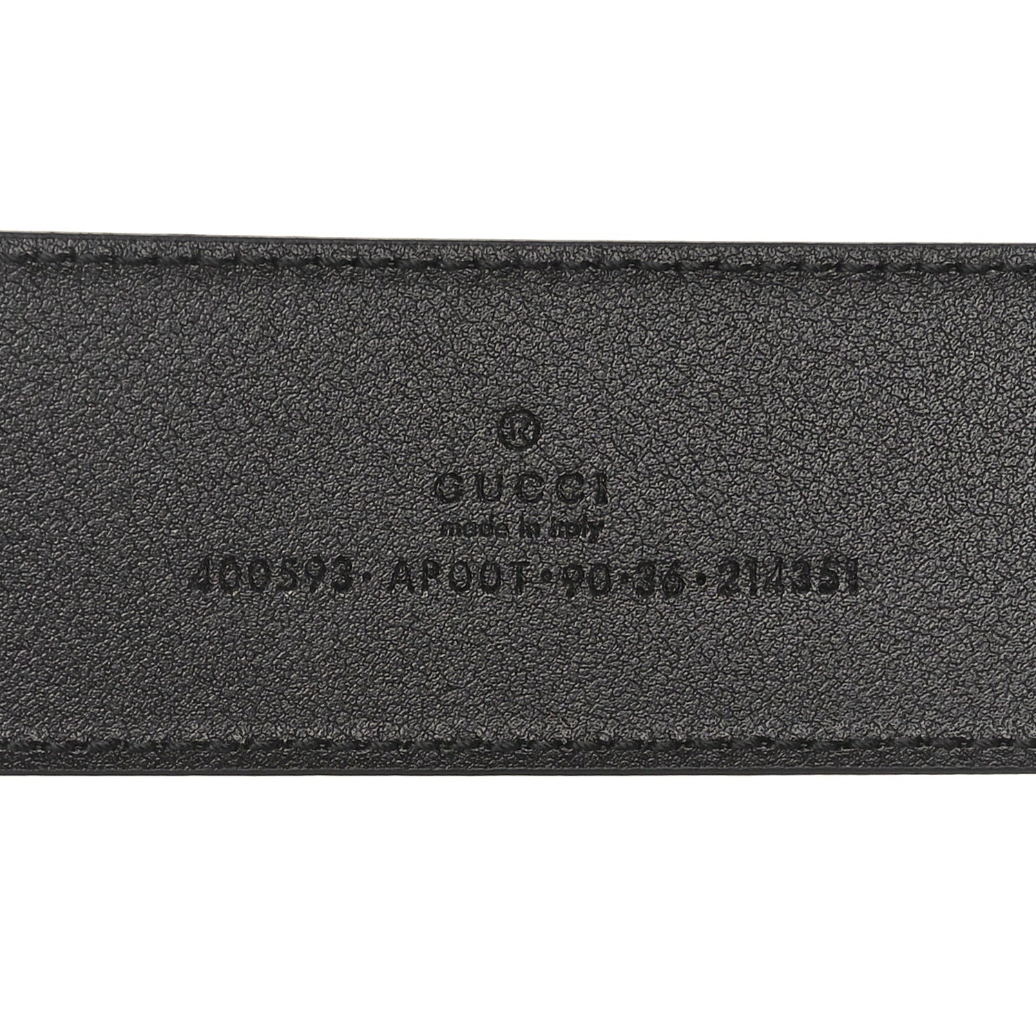 Calfskin Double G 40mm Belt 90 36 Black