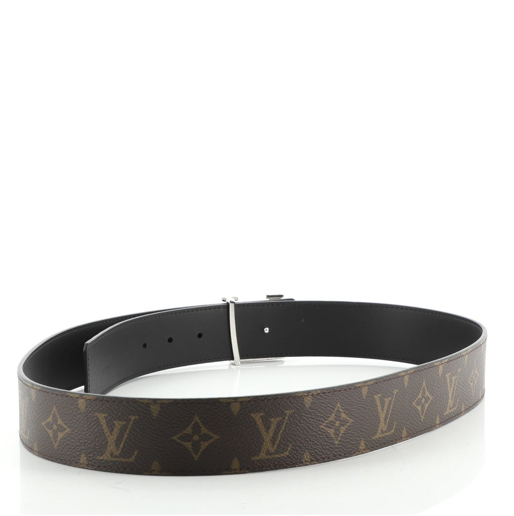 LV Initiales Reversible Belt Monogram Canvas and Leather Wide 100