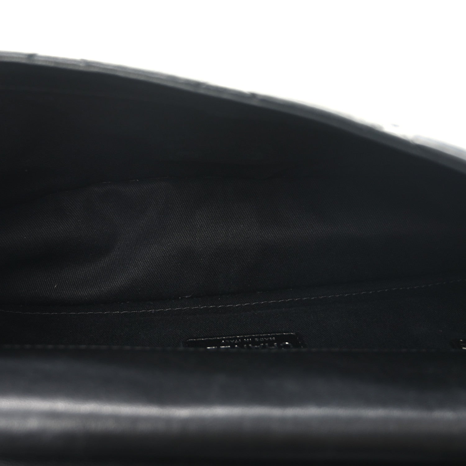 Washed Lambskin Jumbo Take Away Flap Black