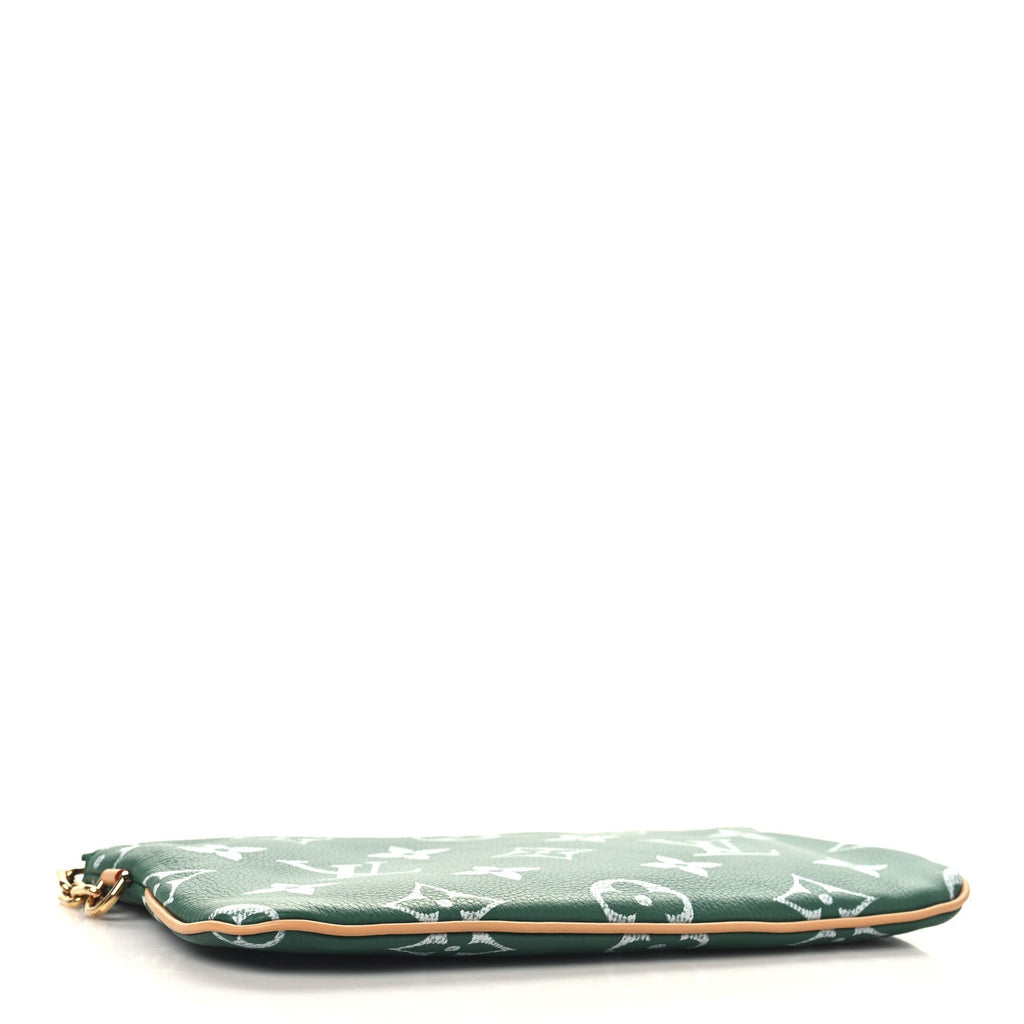 Calfskin Monogram Speedy P9 Bandouliere 50 Pochette Green