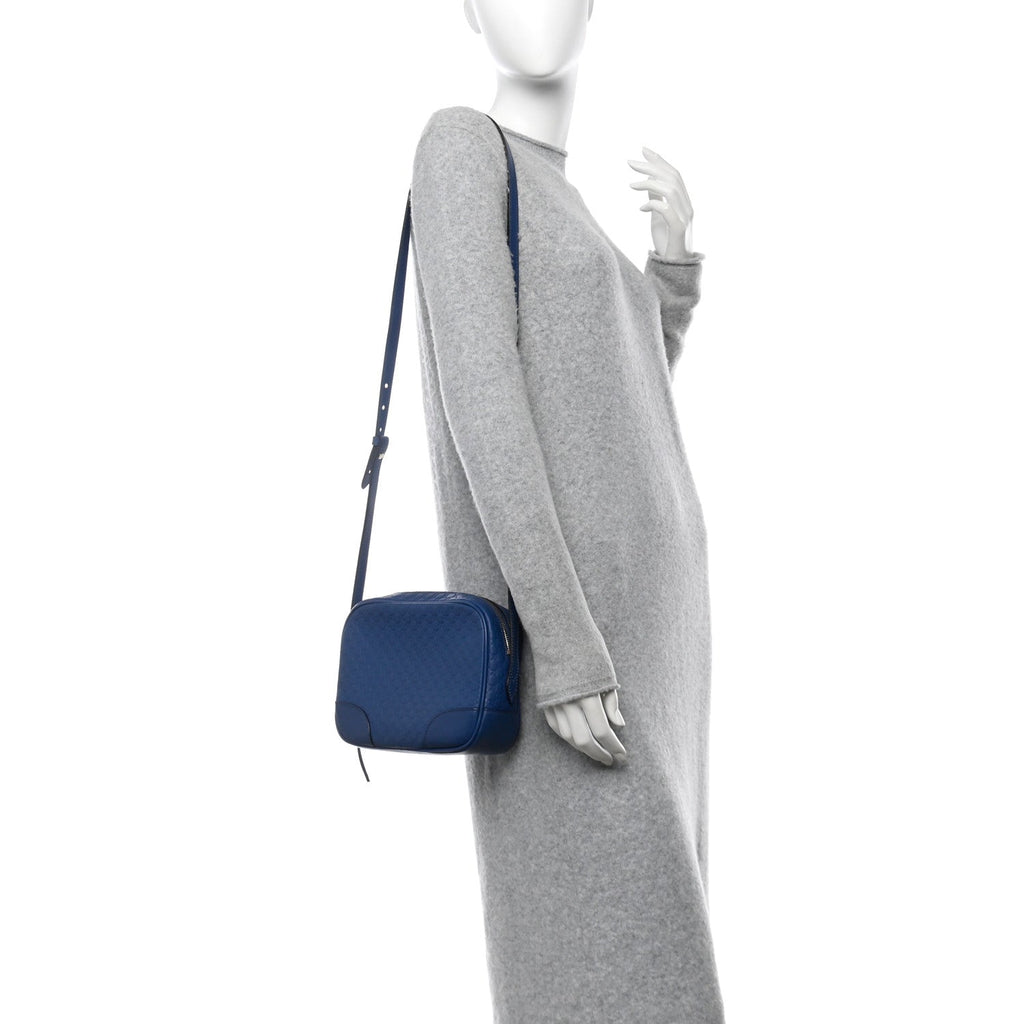 Soft Microguccissima Mini Bree Messenger Bag Caspian