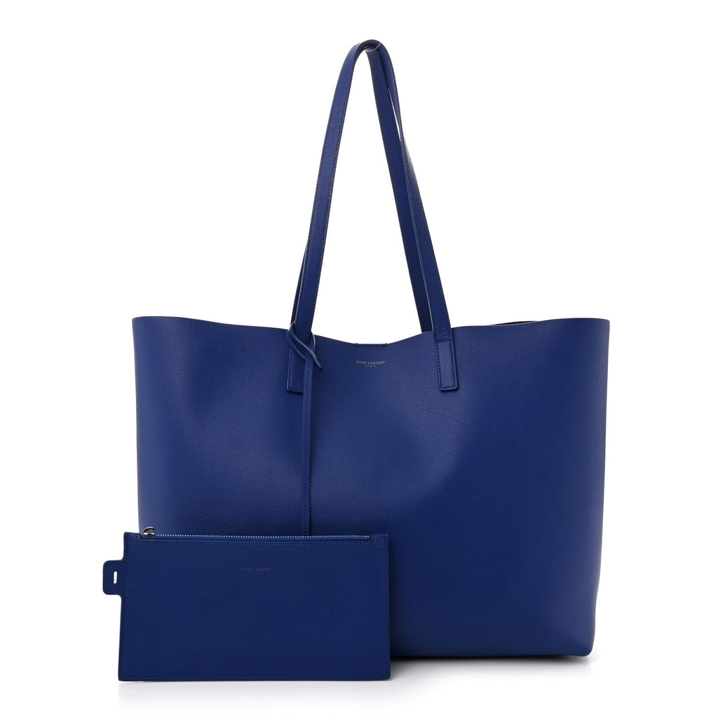 Calfskin Large Shopping Tote Ultramarine