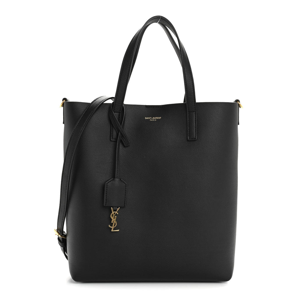 Calfskin Toy Shopping Tote Black