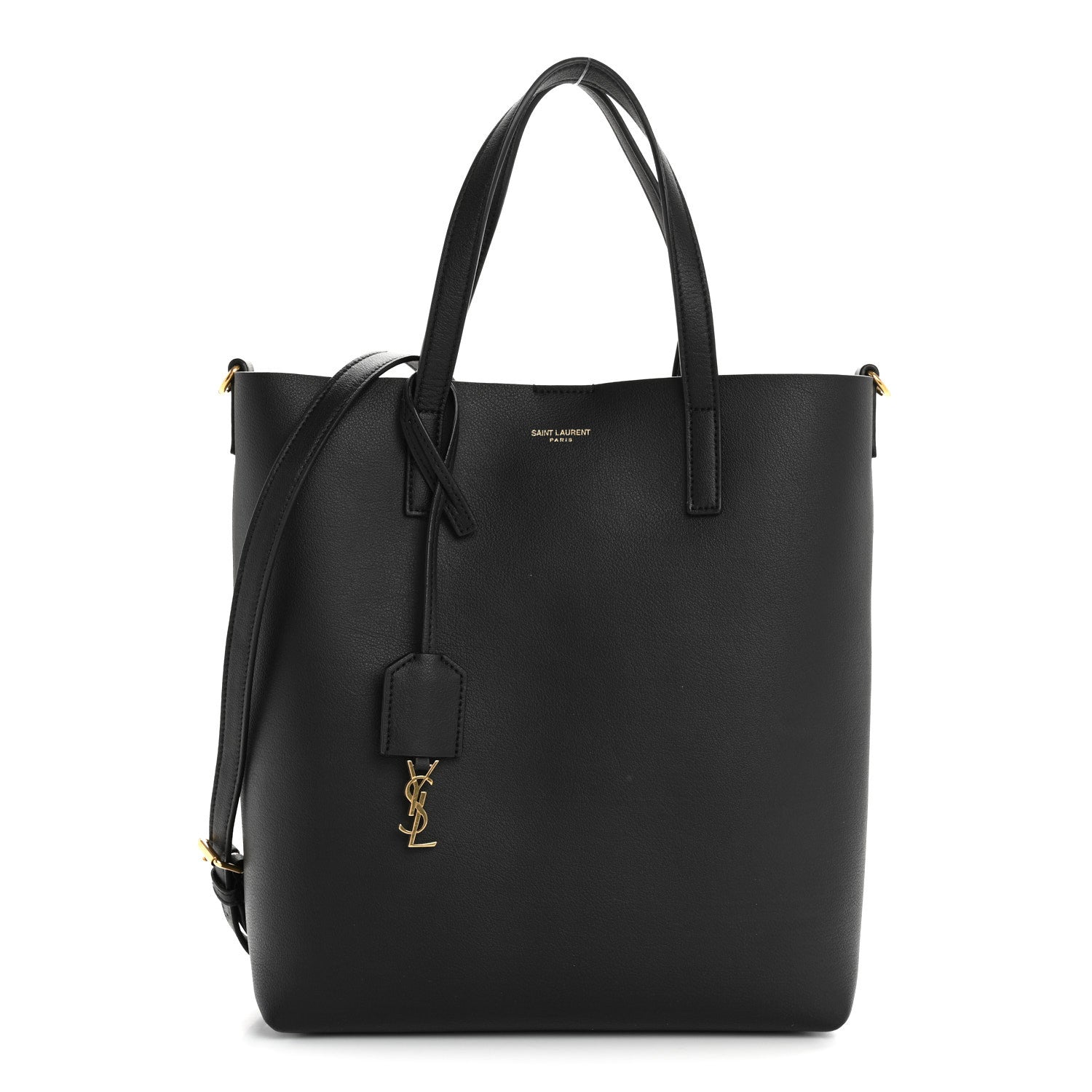 Calfskin Toy Shopping Tote Black