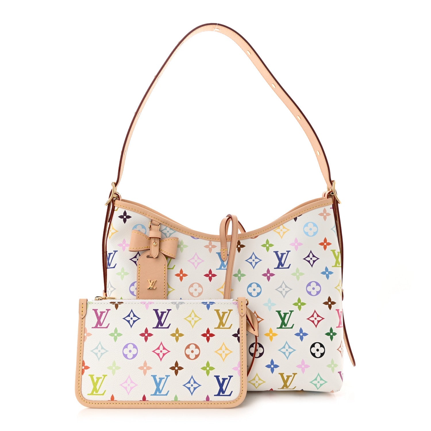 LV X TM Monogram Multicolor CarryAll PM White