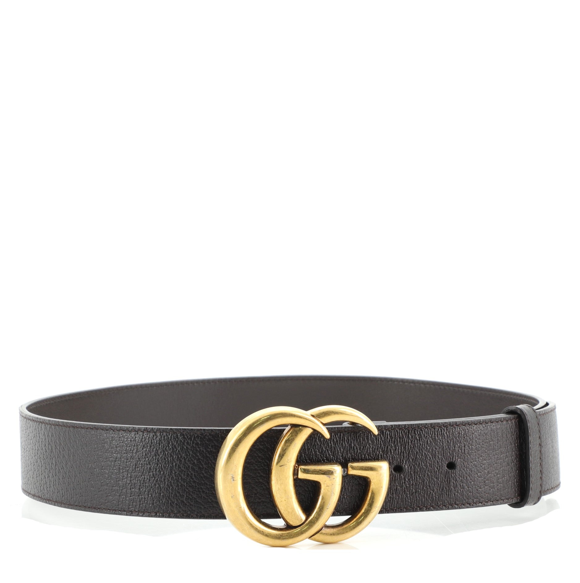 GG Marmont Belt Leather Wide 80
