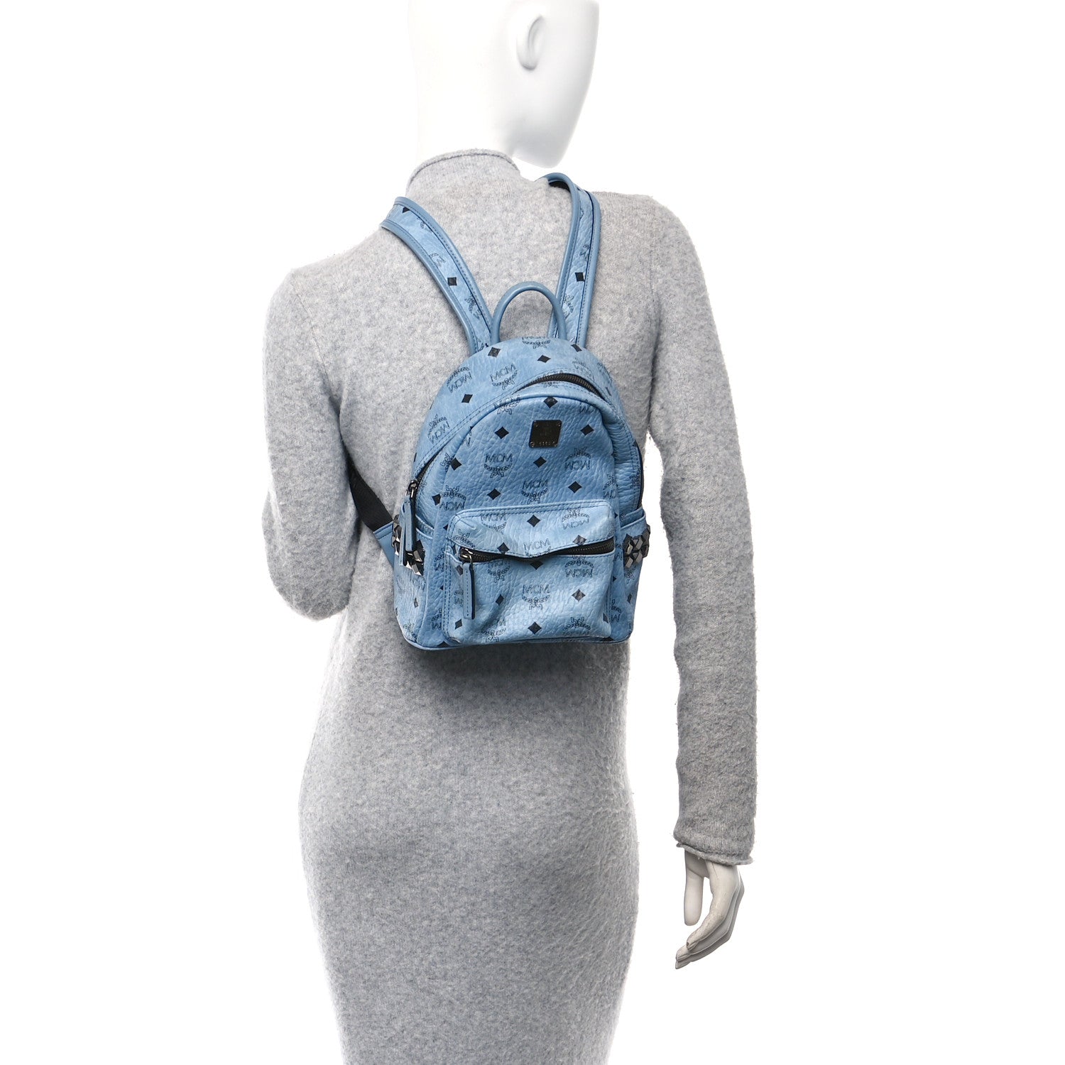 Visetos Side Stud Mini Stark Backpack Blue
