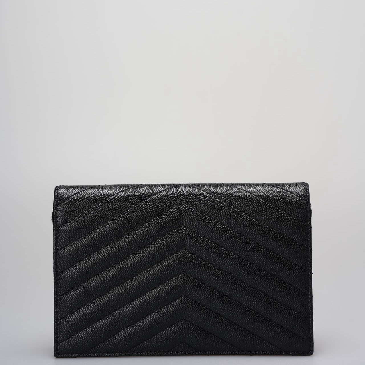 Saint Laurent Monogram Small Wallet on Chain Bag In Black with Gold Hardware