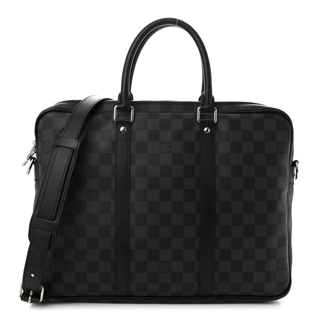 Damier Graphite Porte Documents Voyage PM