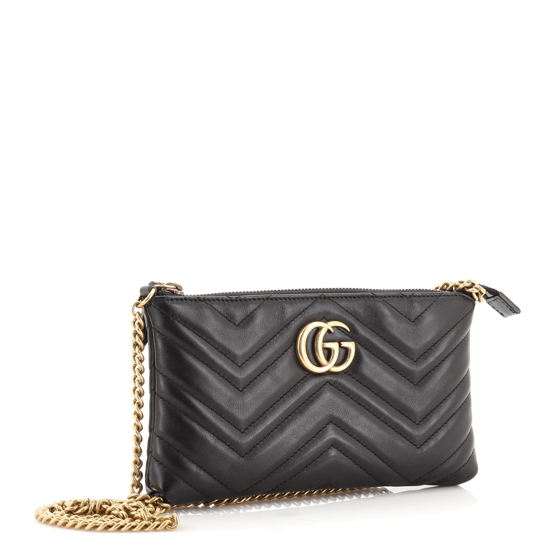 GG Marmont Chain Shoulder Bag Matelasse Leather Mini