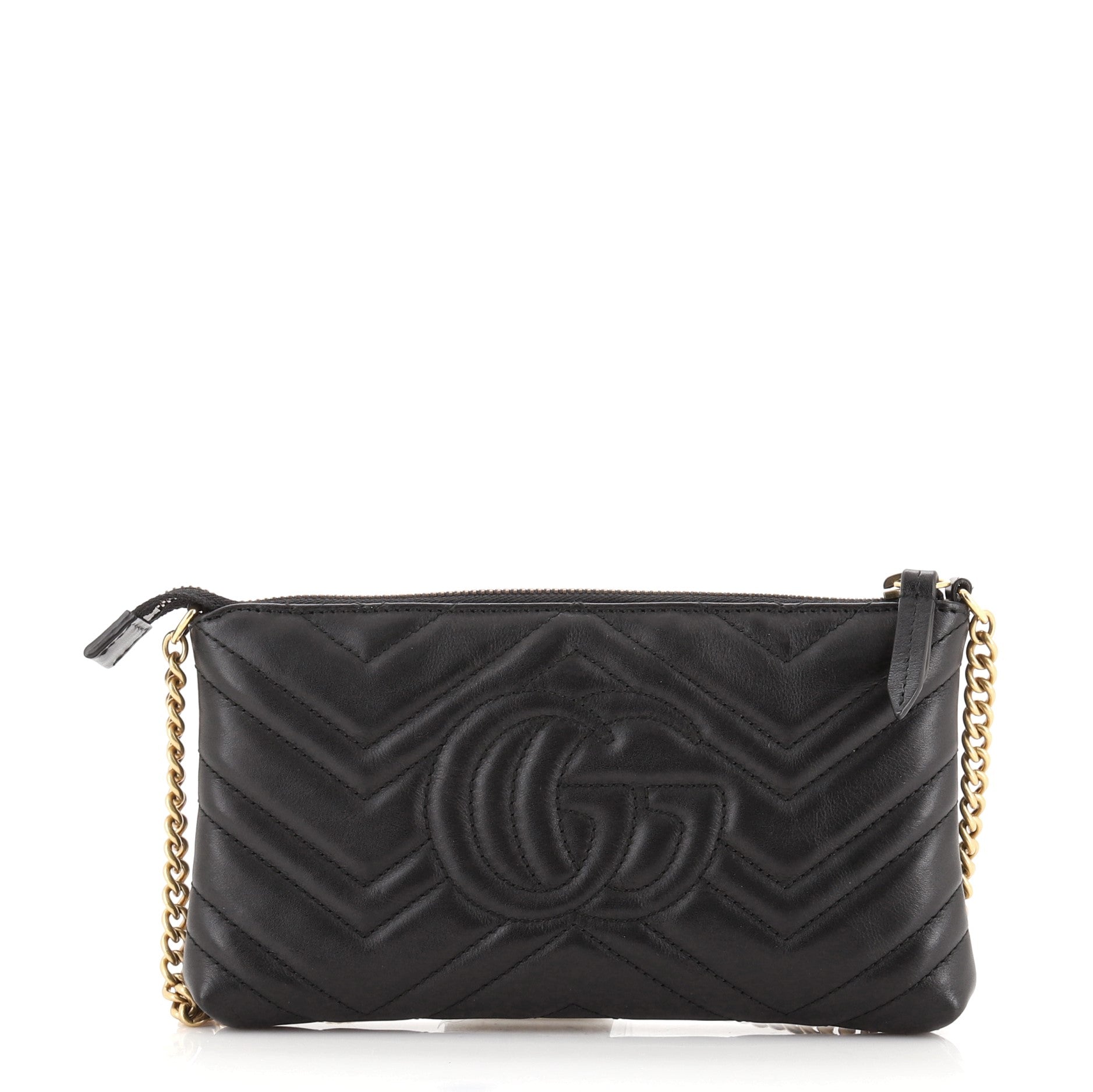 GG Marmont Chain Shoulder Bag Matelasse Leather Mini