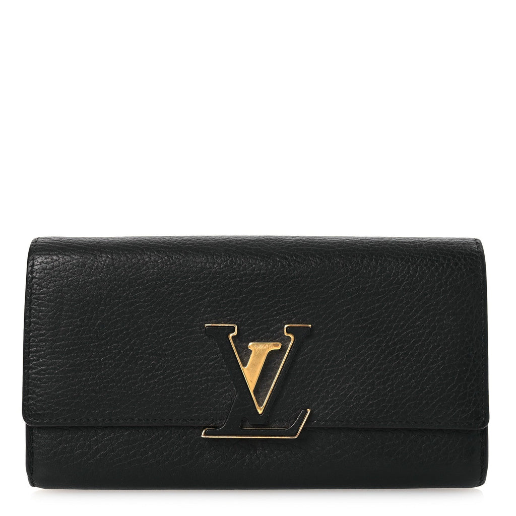 Taurillon Capucines Wallet Black