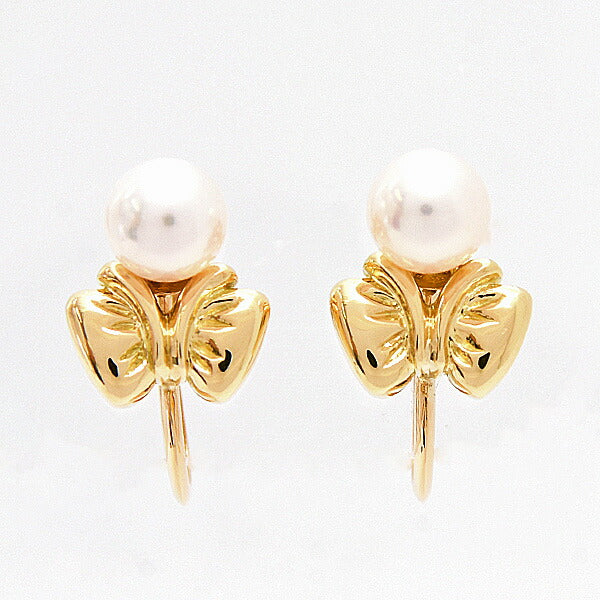 Christian Dior 1P Pearl 750YG Earrings