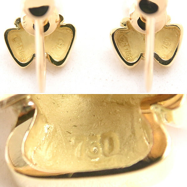 Christian Dior 1P Pearl 750YG Earrings