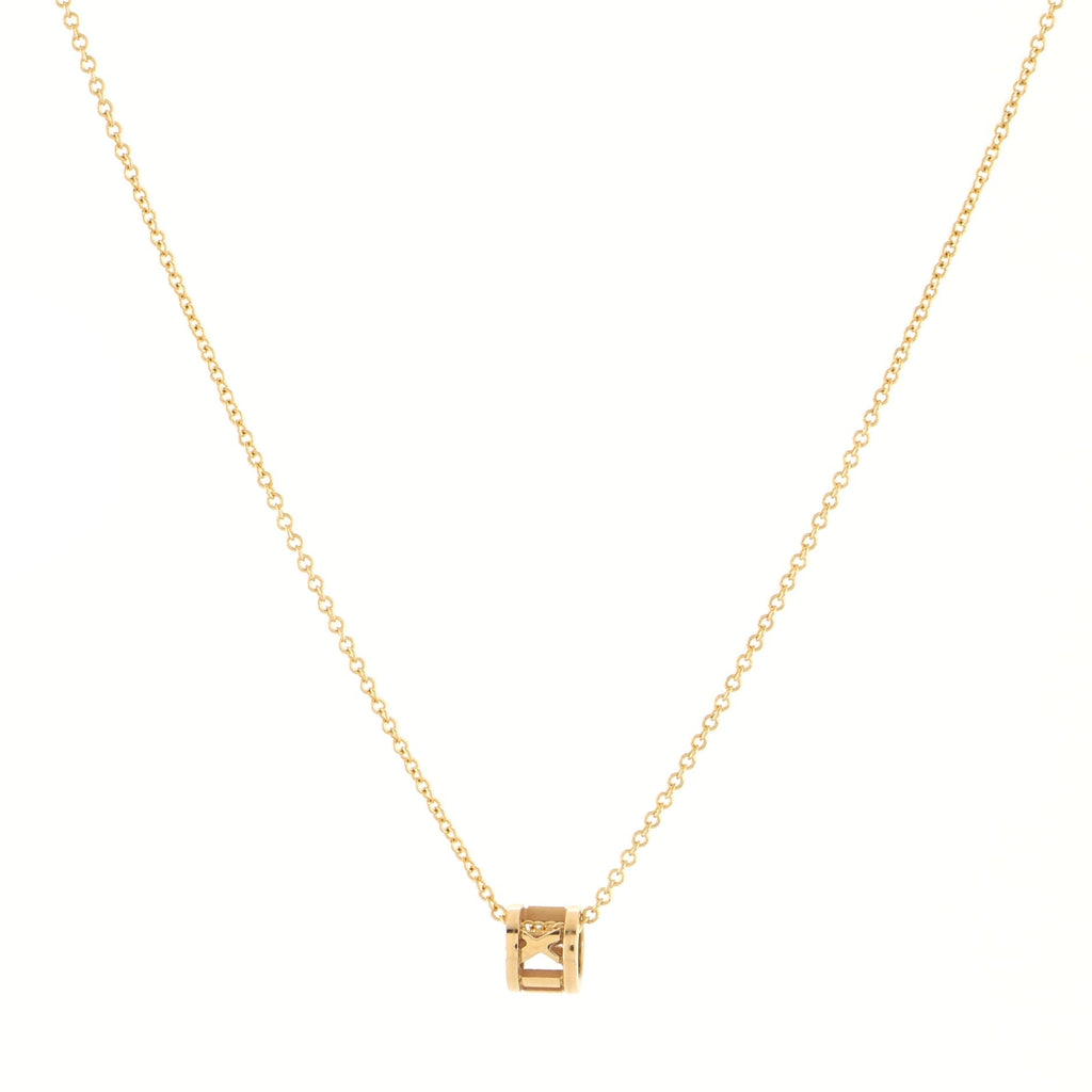 Atlas Open Pendant Necklace 18K Yellow Gold