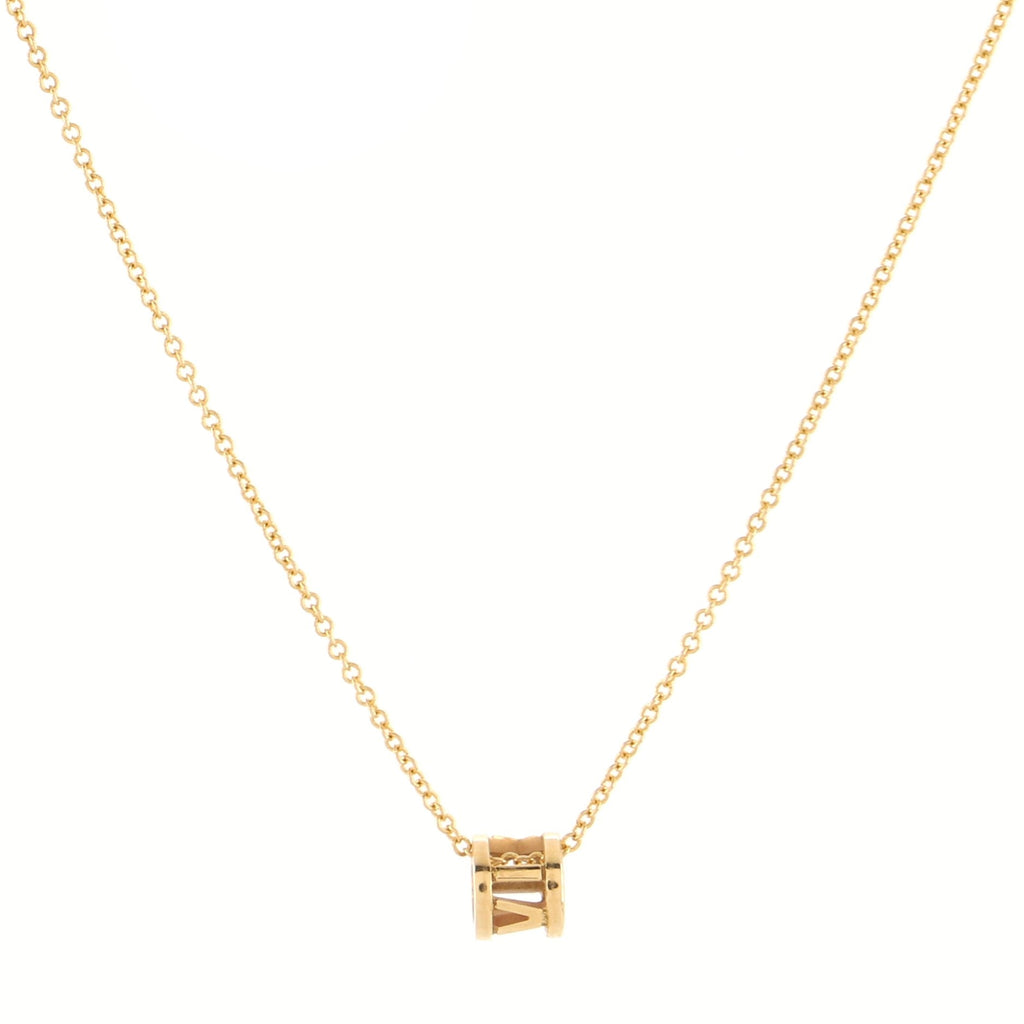 Atlas Open Pendant Necklace 18K Yellow Gold