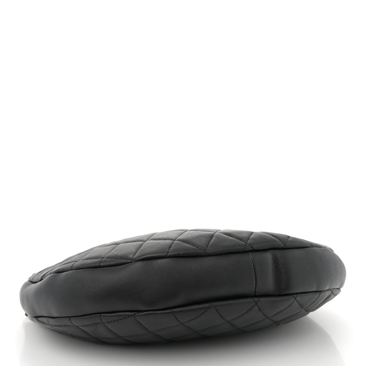 Lambskin Quilted All About Chains Hobo Black