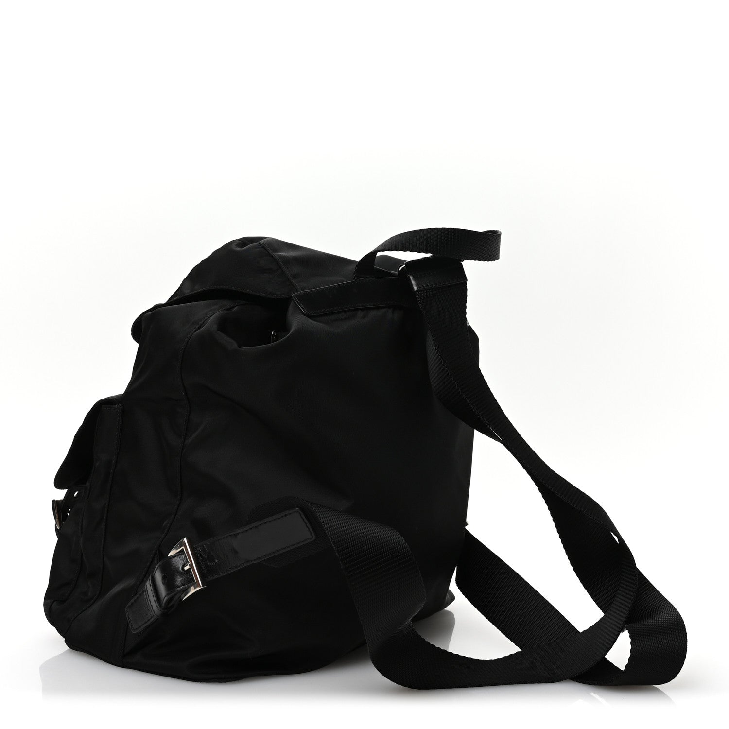 Nylon Vela Medium Backpack Black