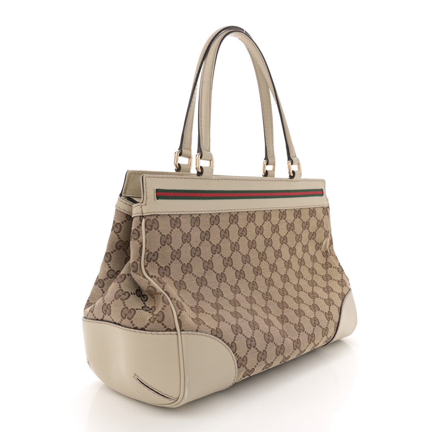 Monogram Medium Mayfair Tote Off White