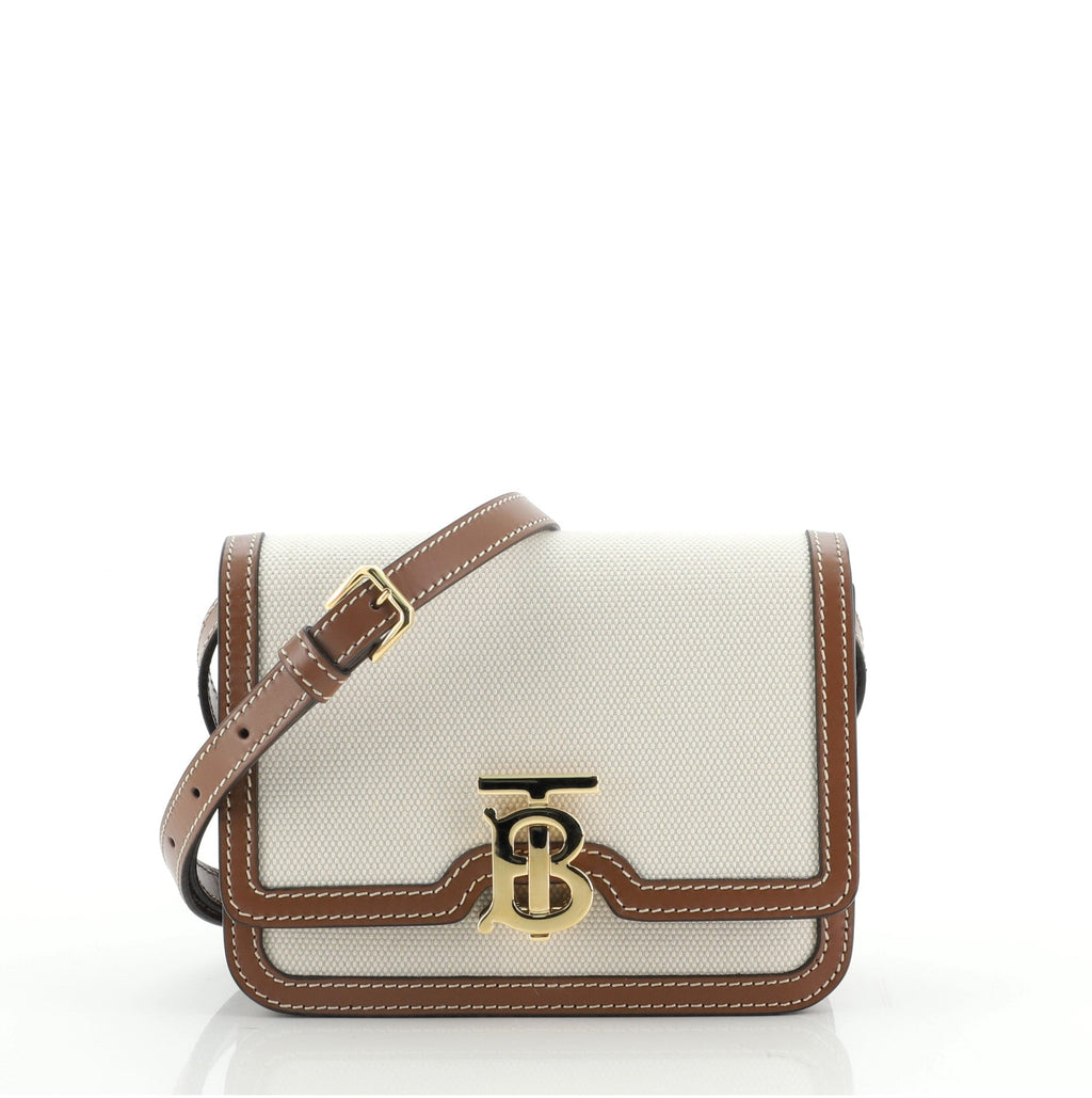 TB Flap Bag Canvas Mini