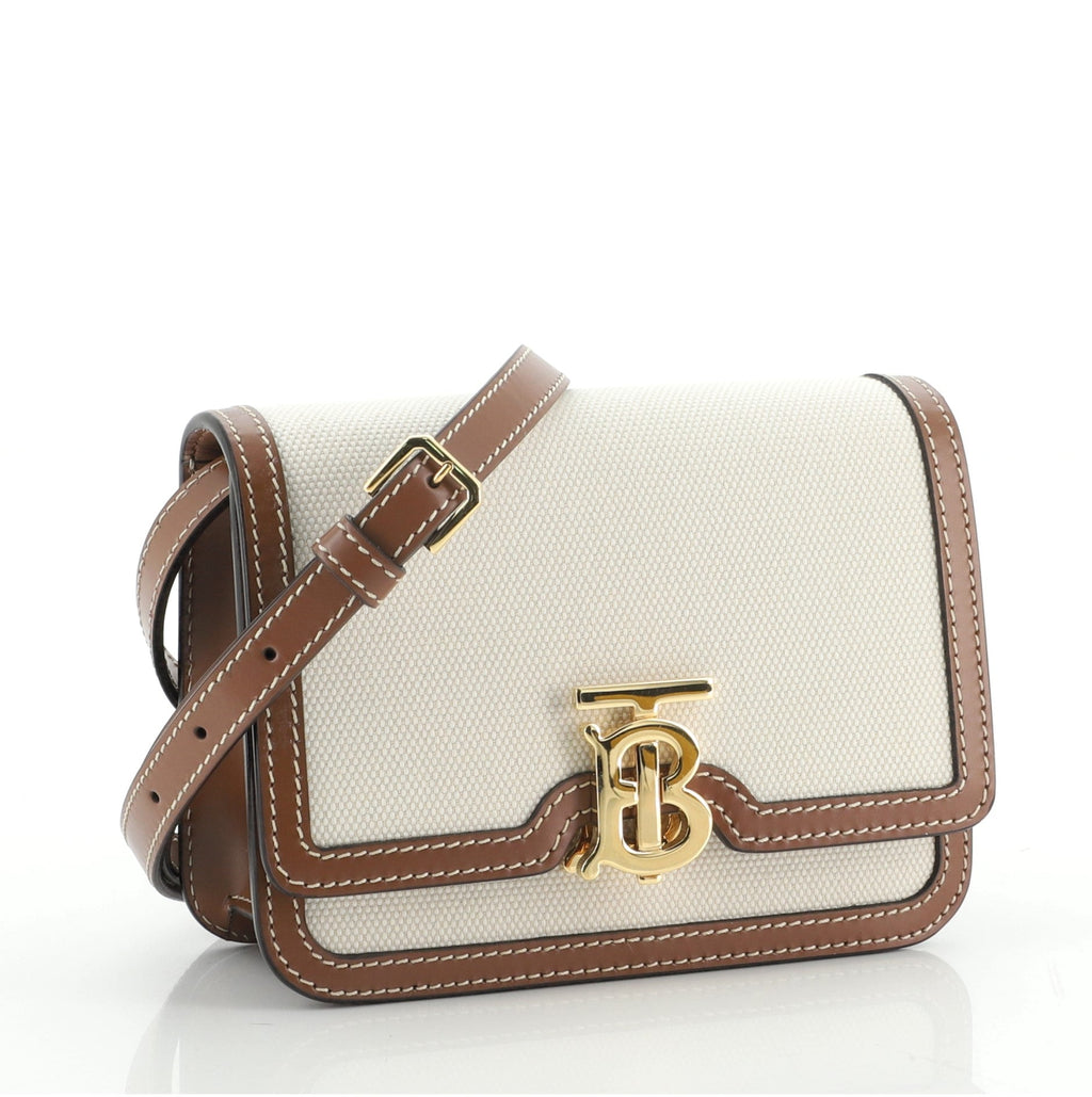 TB Flap Bag Canvas Mini