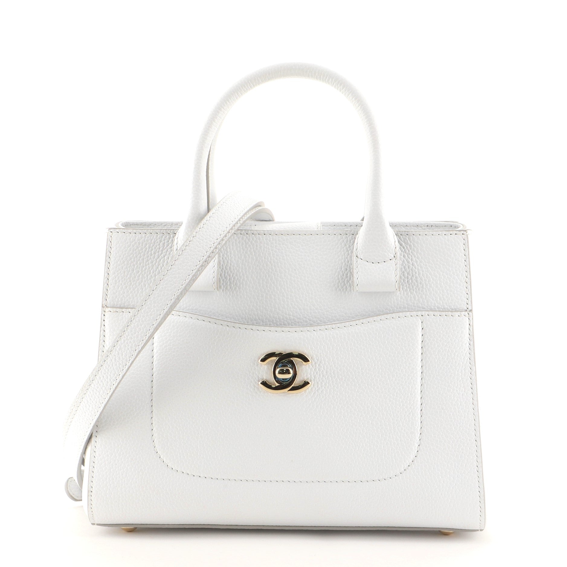 Neo Executive Tote Grained Calfskin Mini