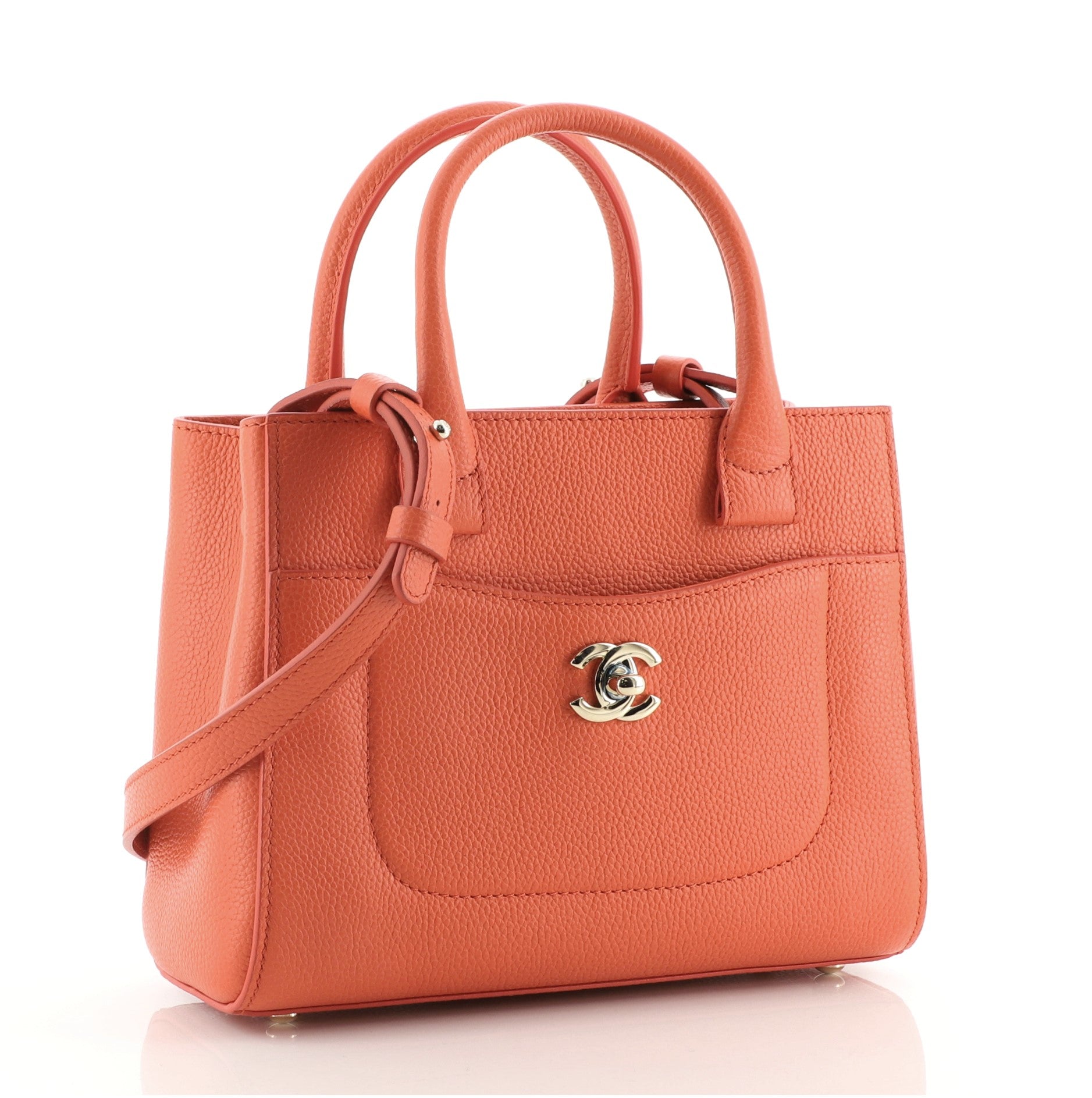 Neo Executive Tote Grained Calfskin Mini