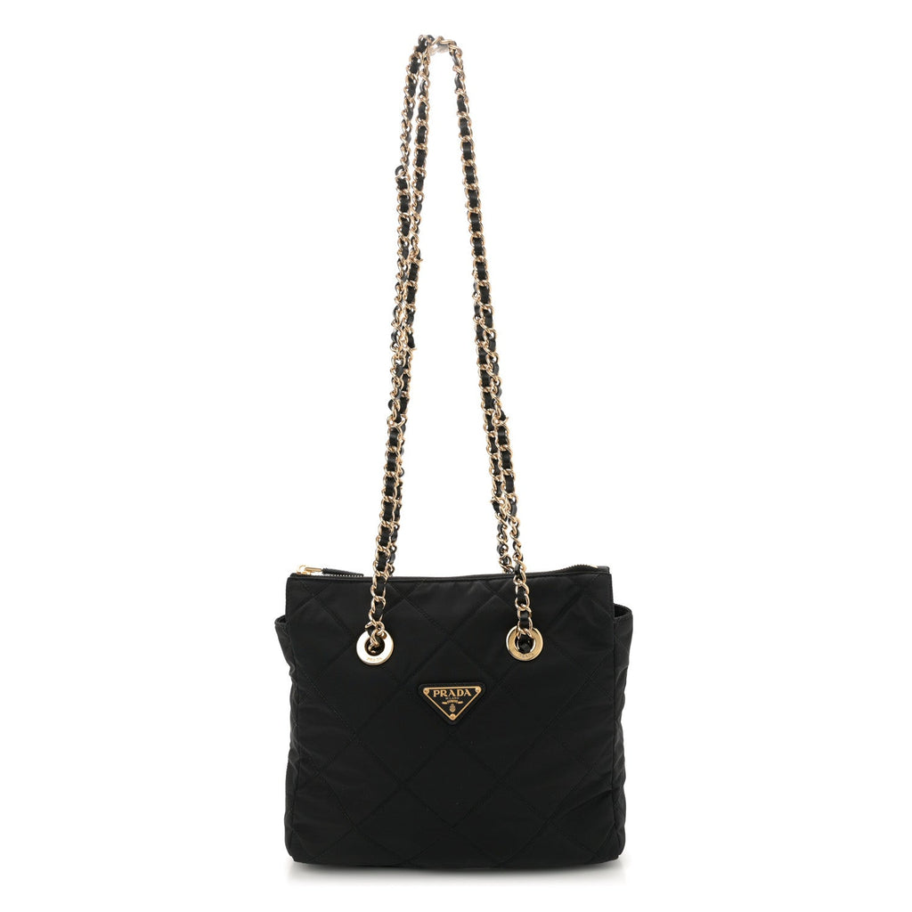 Re-Nylon Saffiano Stitched Re-Edition 1995 Shoulder Bag Black