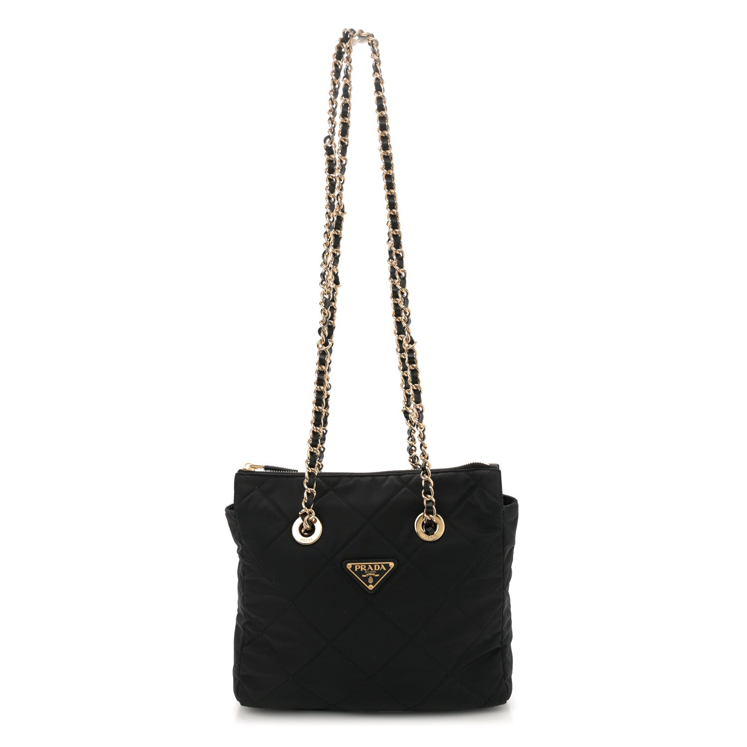 Re-Nylon Saffiano Stitched Re-Edition 1995 Shoulder Bag Black
