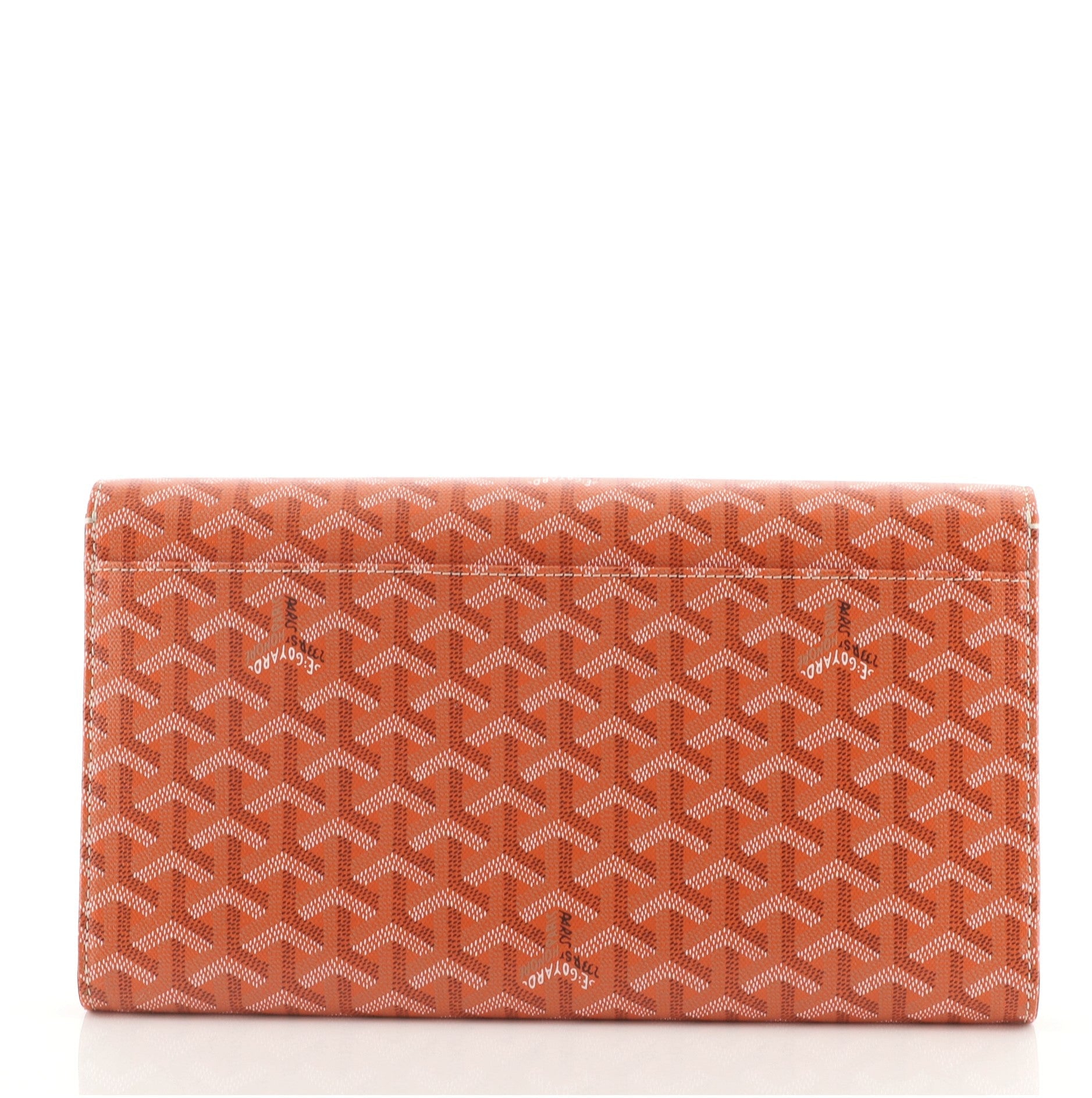 Monte Carlo Clutch Coated Canvas