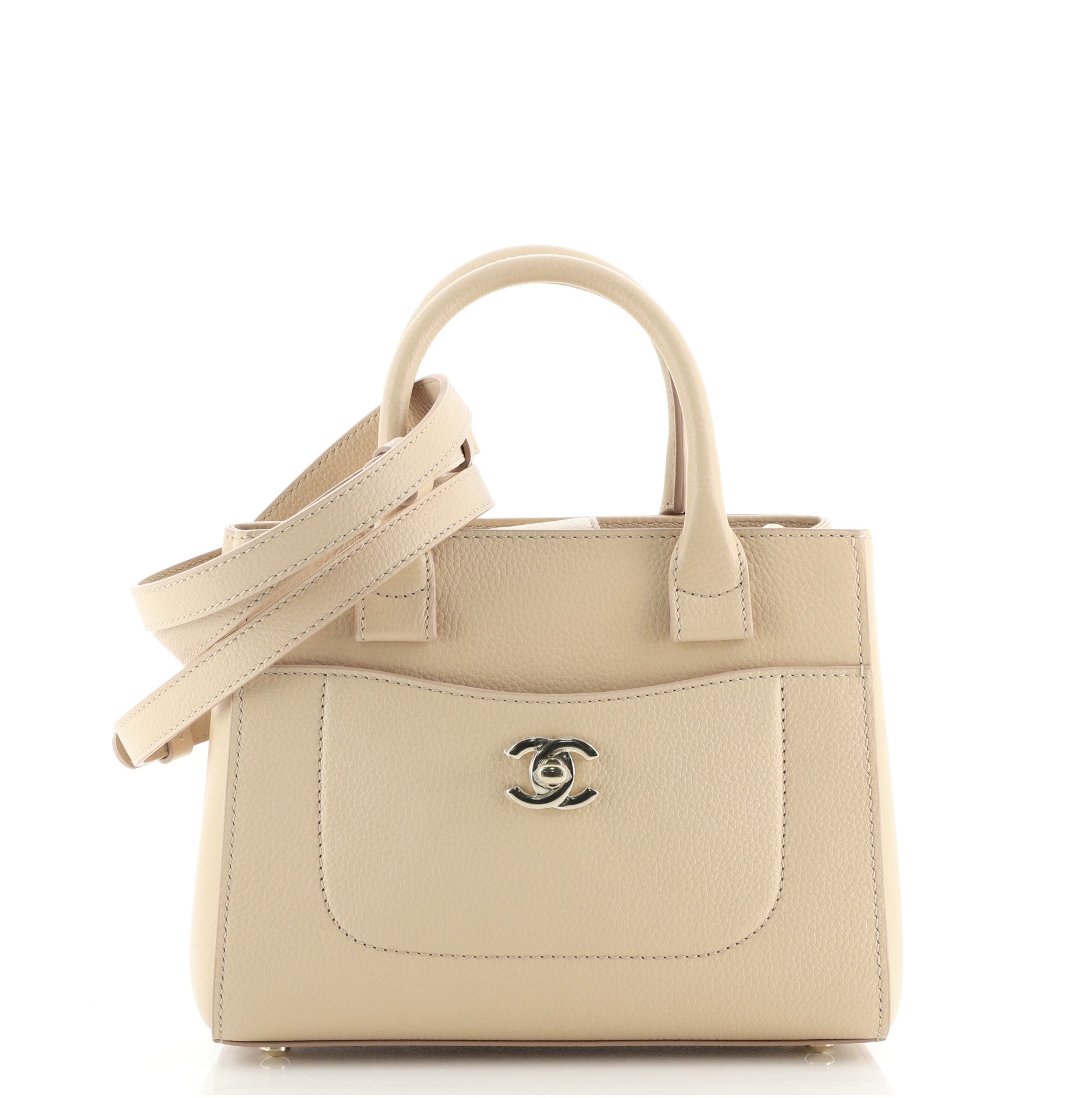 Neo Executive Tote Grained Calfskin Mini