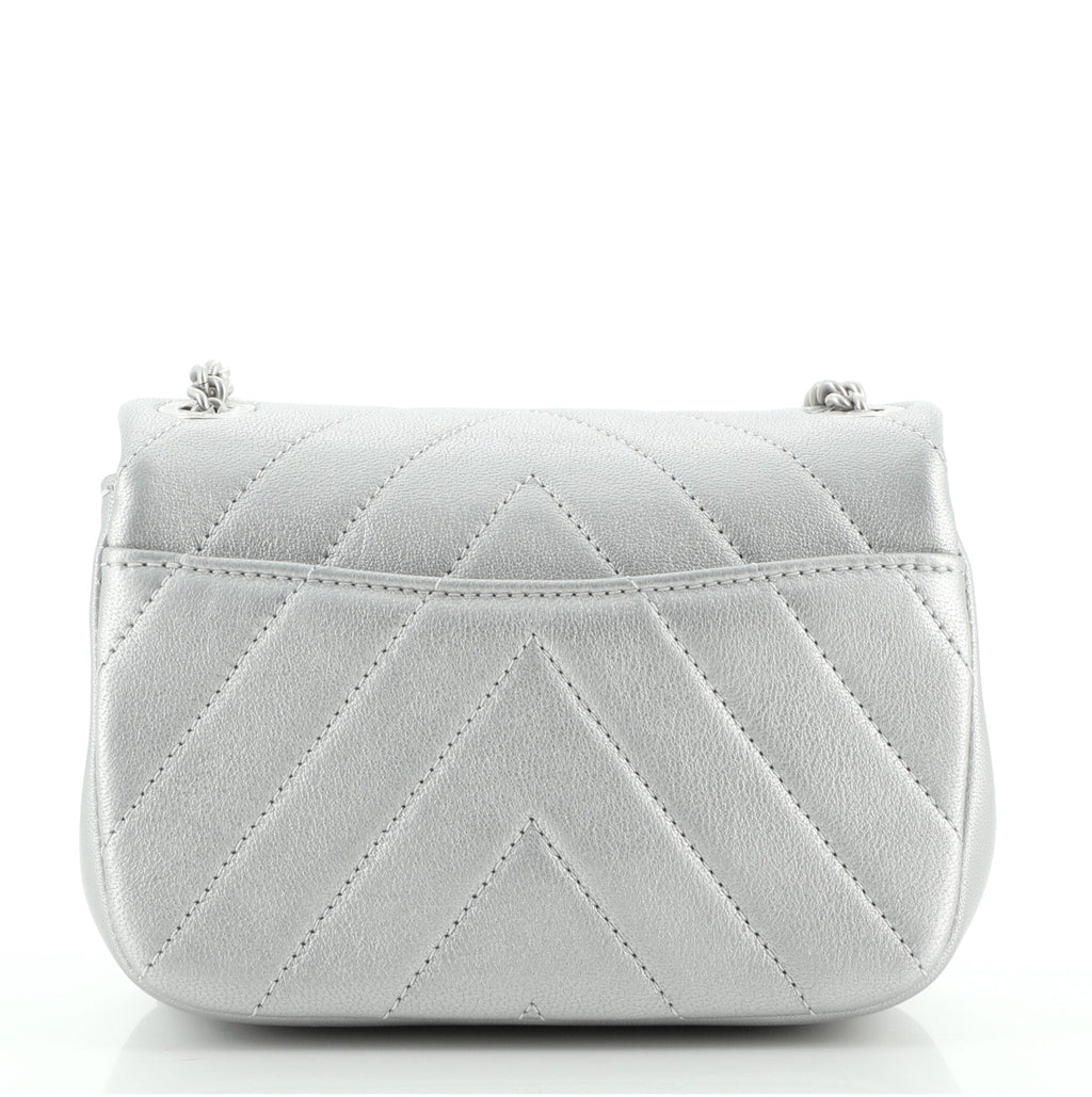 CC Chain Flap Bag Chevron Lambskin Mini
