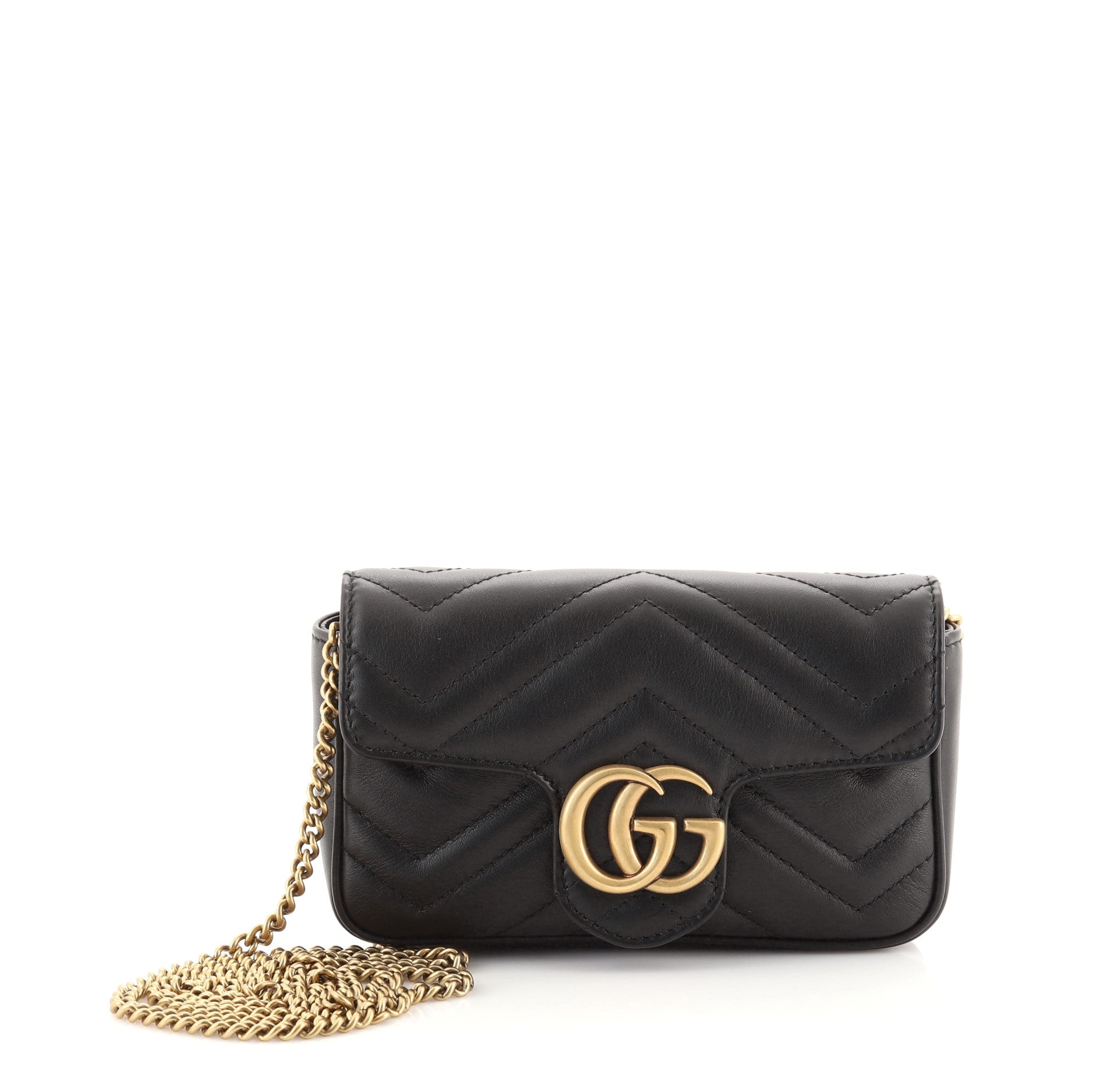 GG Marmont Flap Bag Matelasse Leather Super Mini