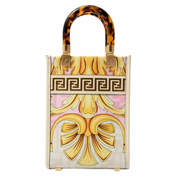 Fendi FENDACE Sunshine Shopper Leather 2way bag