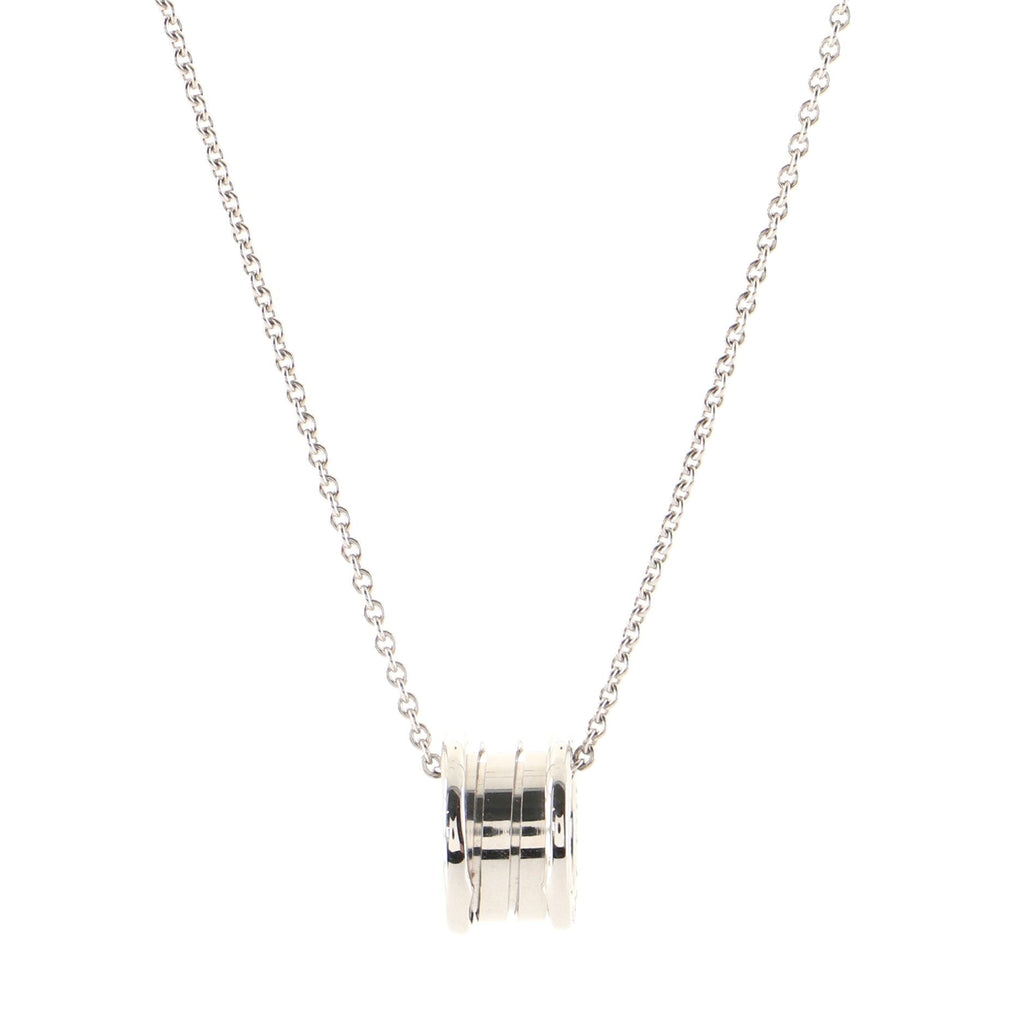 B.Zero1 Pendant Necklace 18K White Gold