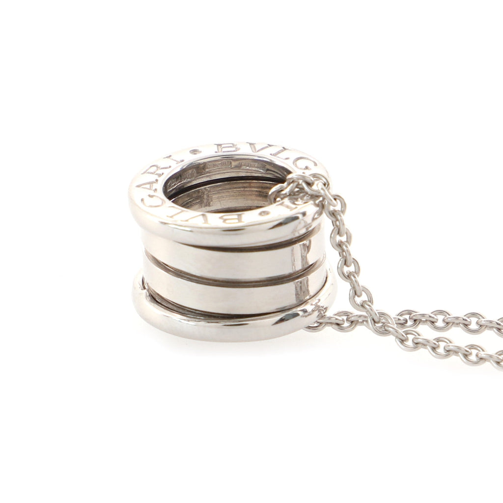 B.Zero1 Pendant Necklace 18K White Gold