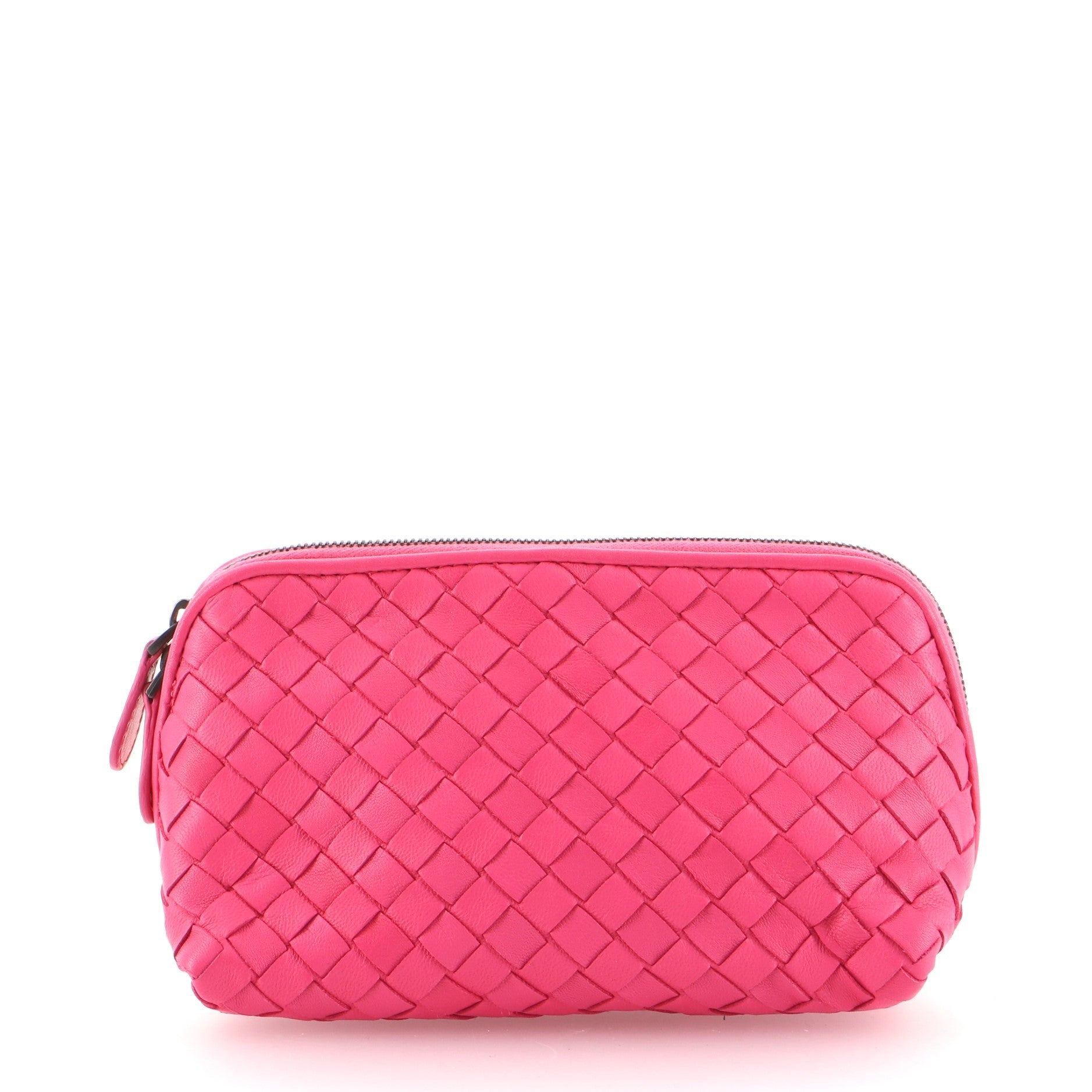 Zip Cosmetic Pouch Intrecciato Nappa Mini