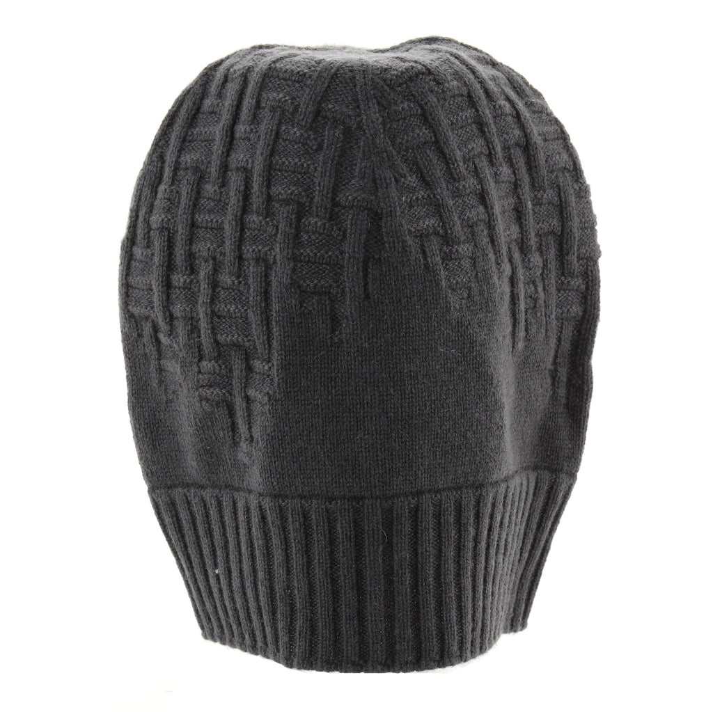 Beanie Hat Woven Cashmere XS