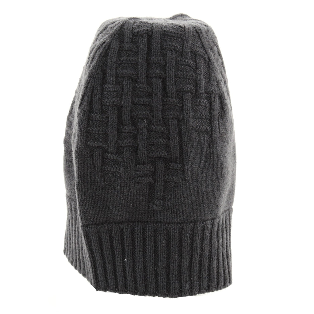 Beanie Hat Woven Cashmere XS
