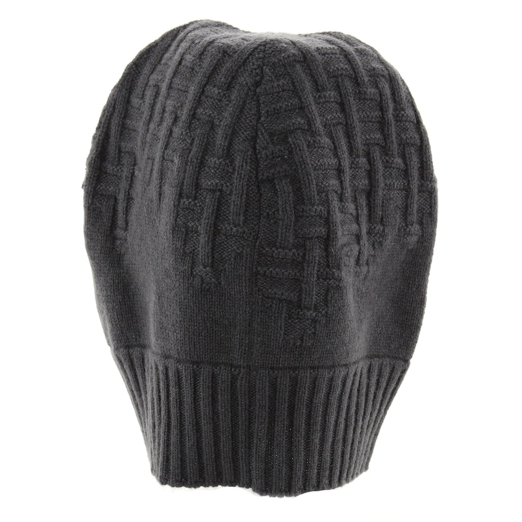 Beanie Hat Woven Cashmere XS