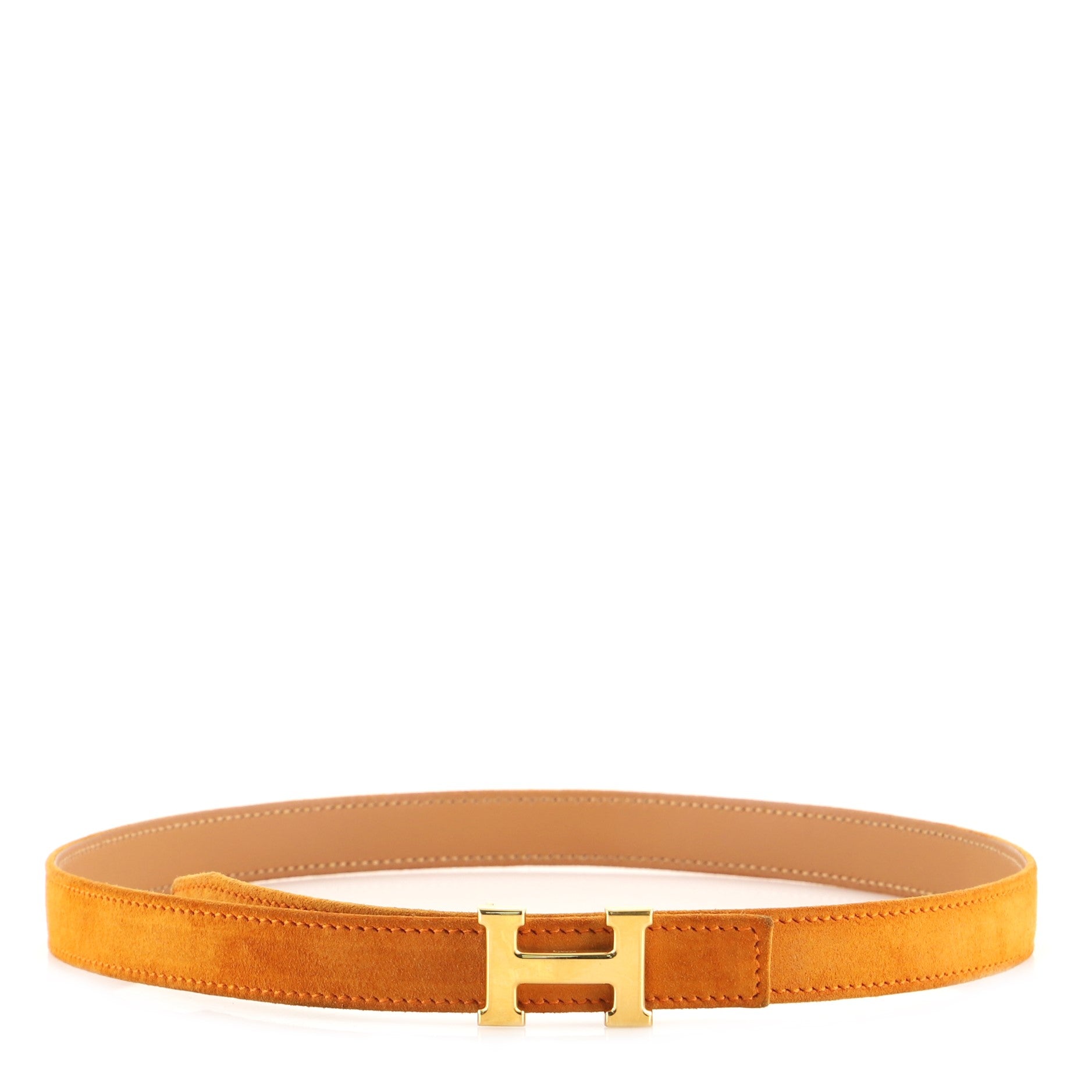 Constance Reversible Belt Doblis Suede and Leather Thin 65
