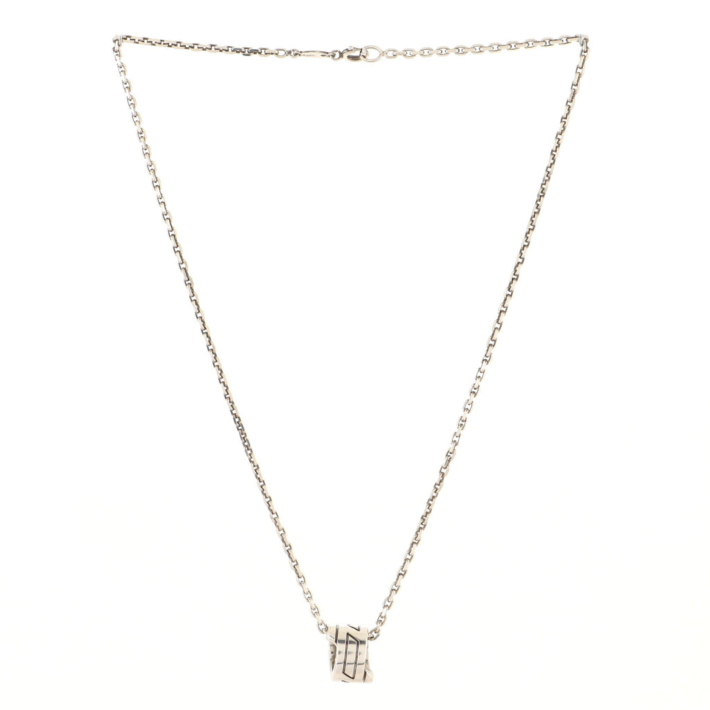 Round Pendant Necklace Metal