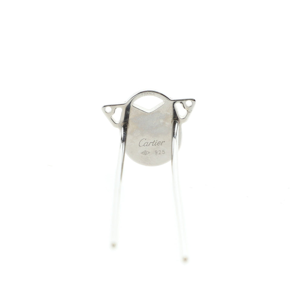 Hair Pin Sterling Silver and Stainless Steel with Enamel XS