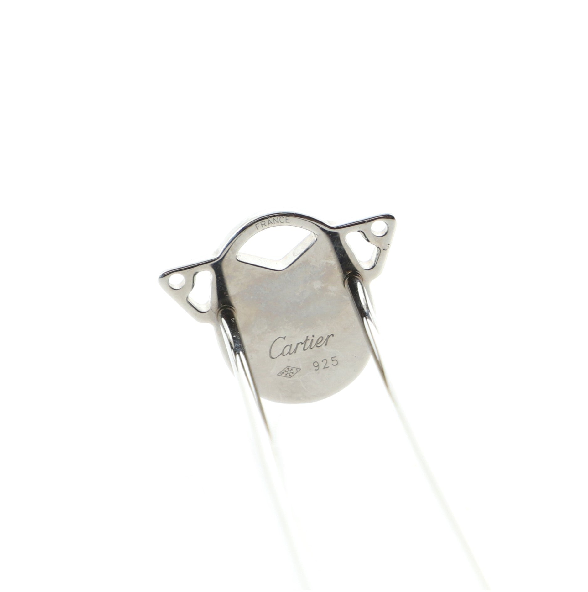 Hair Pin Sterling Silver and Stainless Steel with Enamel XS