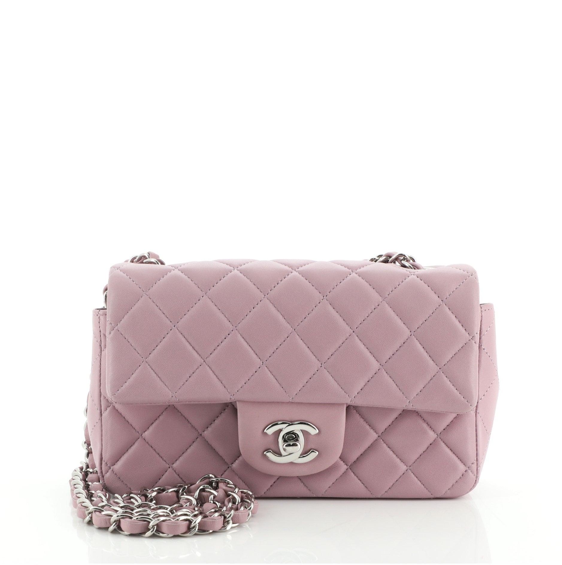 Classic Single Flap Bag Quilted Lambskin Mini