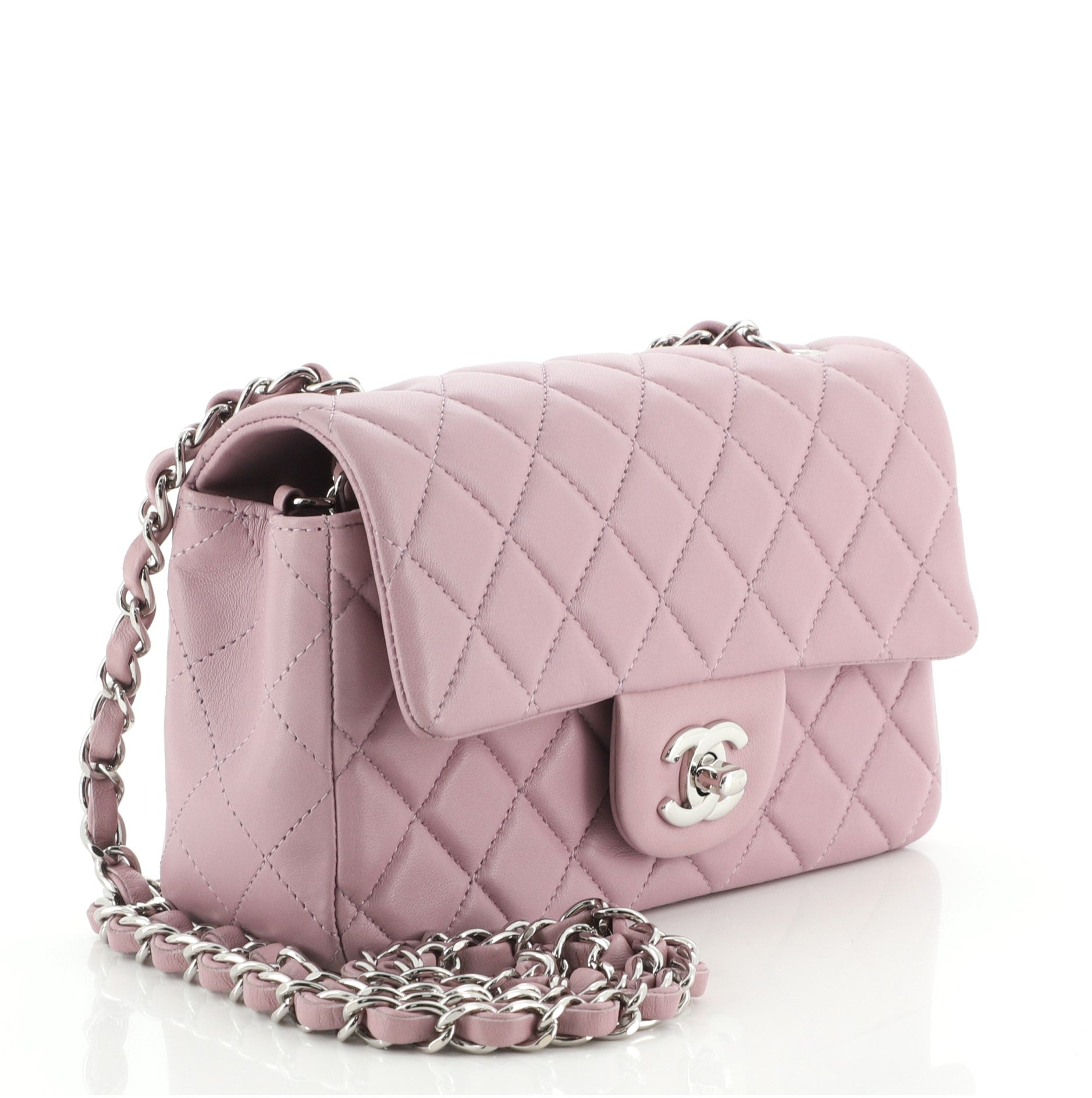 Classic Single Flap Bag Quilted Lambskin Mini