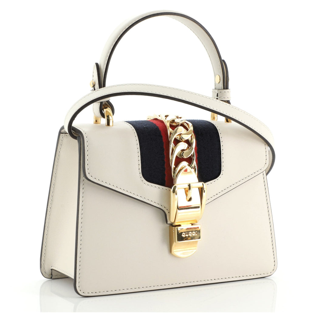 Sylvie Top Handle Bag Leather Mini