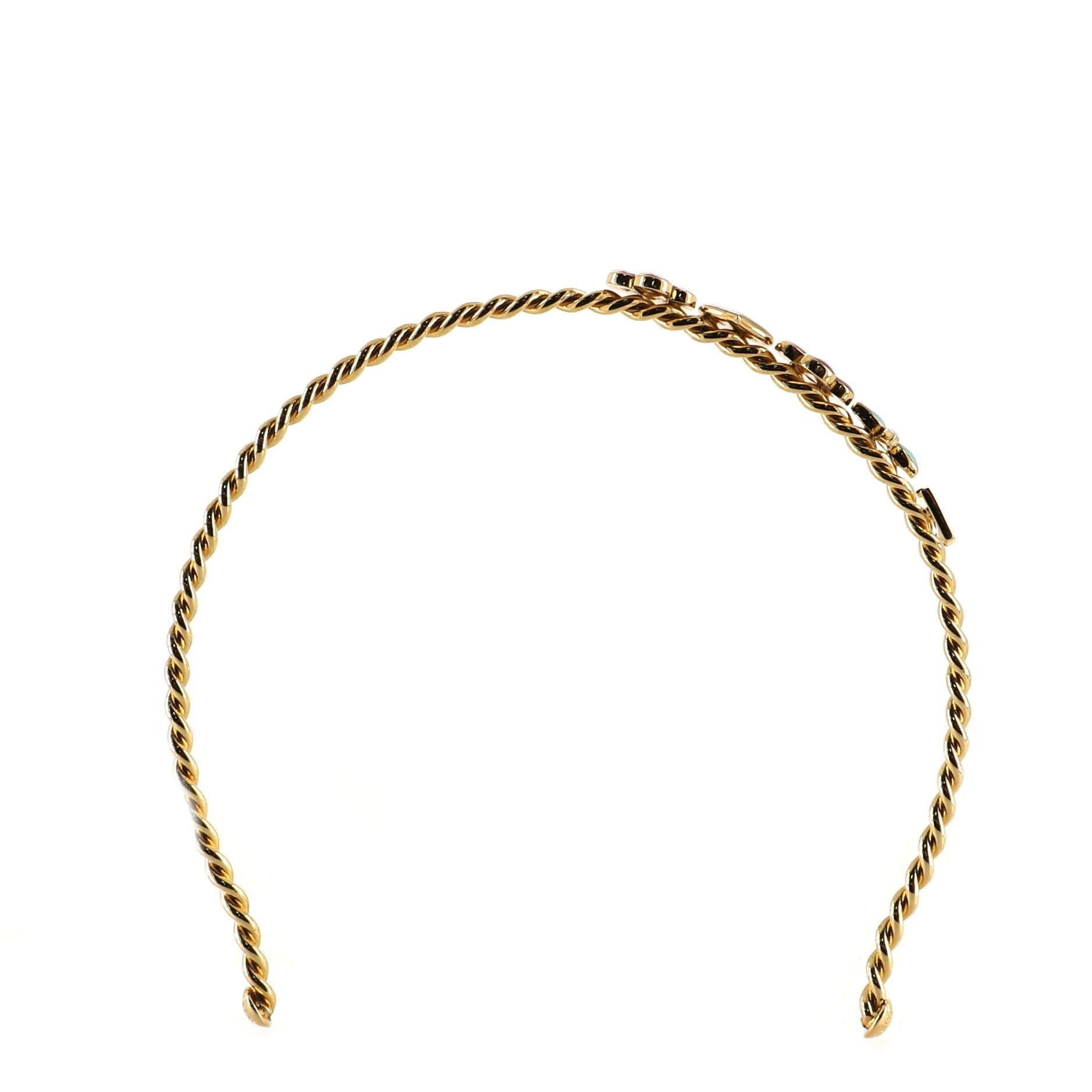 Sweet Monogram Headband Metal with Resin XS