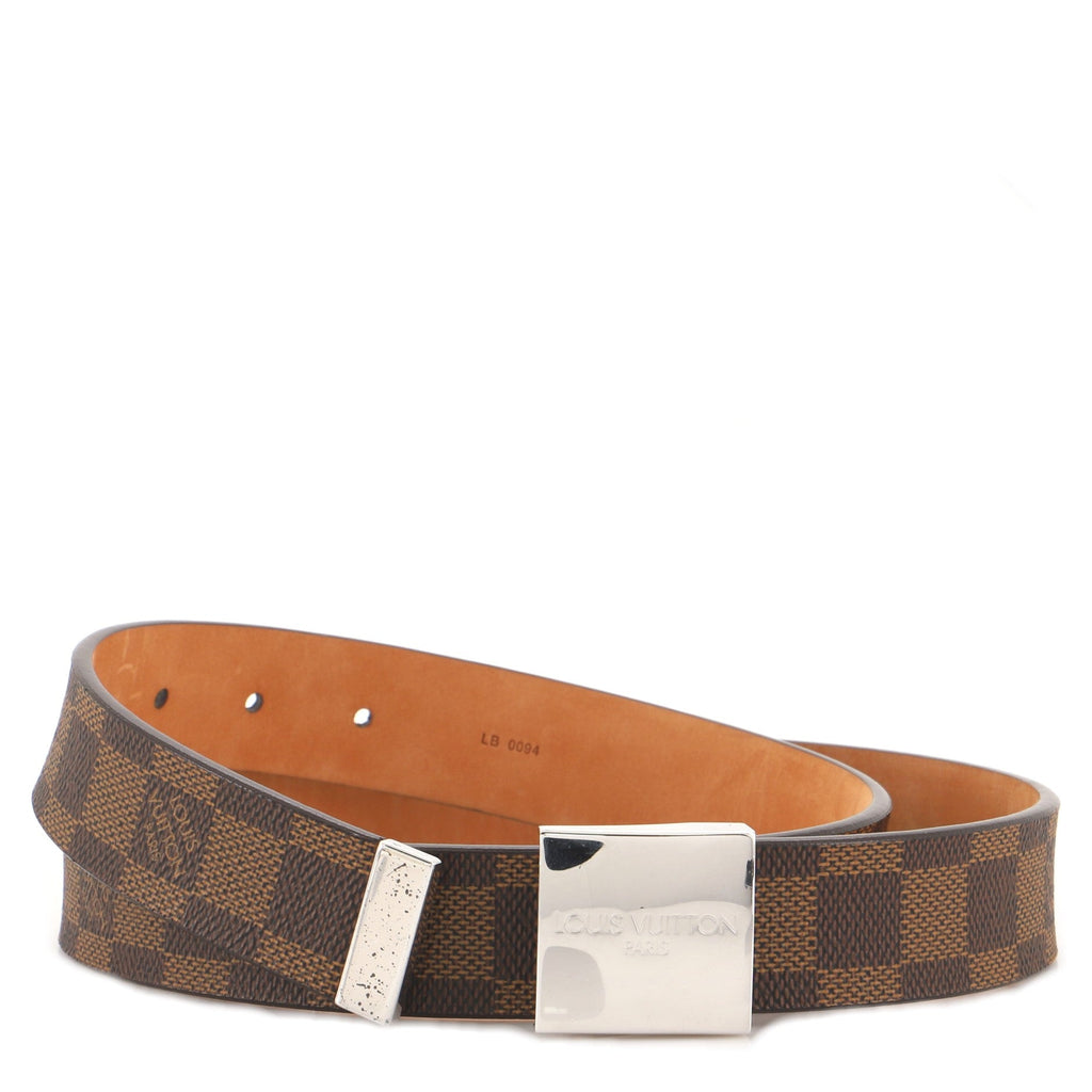 Ceinture Carre Belt Damier Thin 85